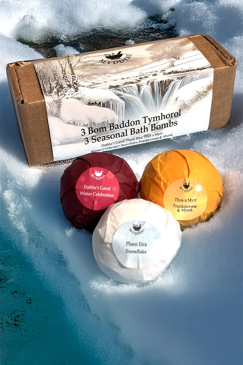 3 Seasonal Bath Bombs ~ 3 Bom Baddon Tymhorol