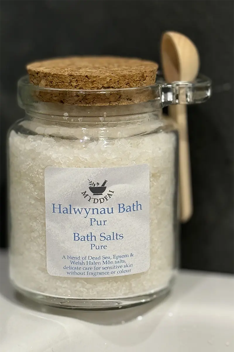 Bath Salts Pure ~ Halwynau Bath Pur