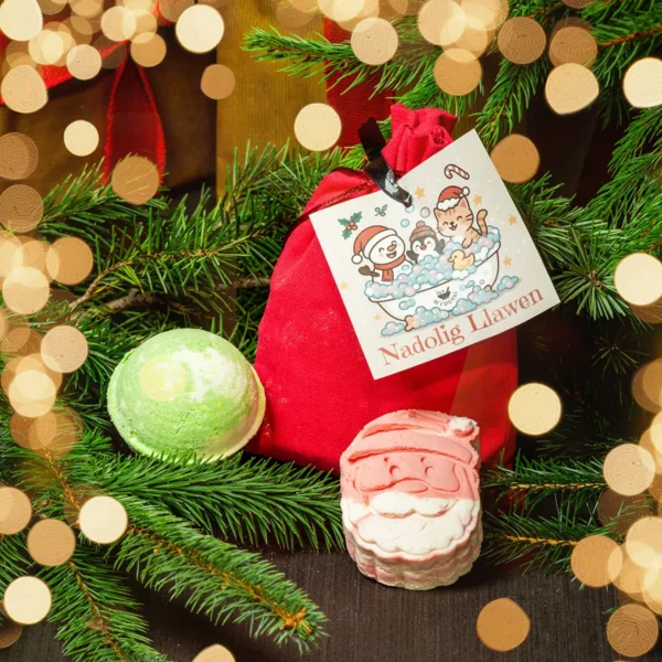 Bubble Bar and Bath Bomb Gift Sack