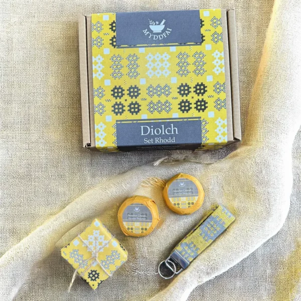 Diolch Set Rhodd - Welsh Thank you gift Set