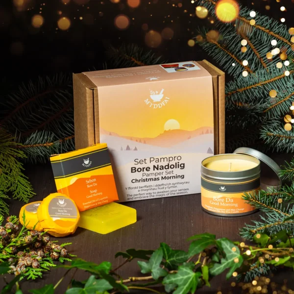 Pamper Set Christmas Morning Set Pampro Bore Nadolig