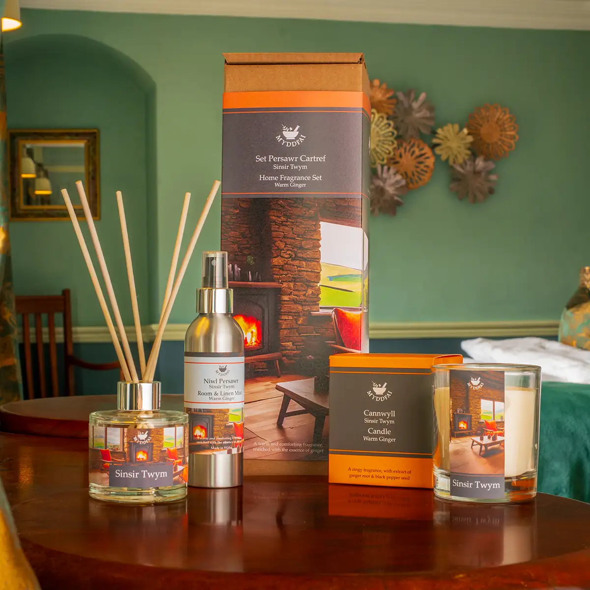 Home Fragrance Set Sinsir Twym (Warm Ginger)