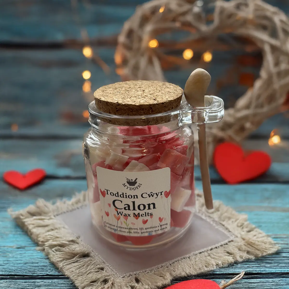 wax melt hearts